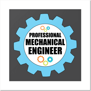 professional mechanical engineer Posters and Art